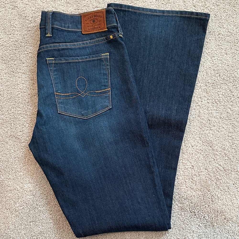 Lucky Brand Dark Blue Straight Leg Jeans